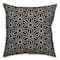 18" x 18" Leaf Swirls Indoor/Outdoor Throw Pillow